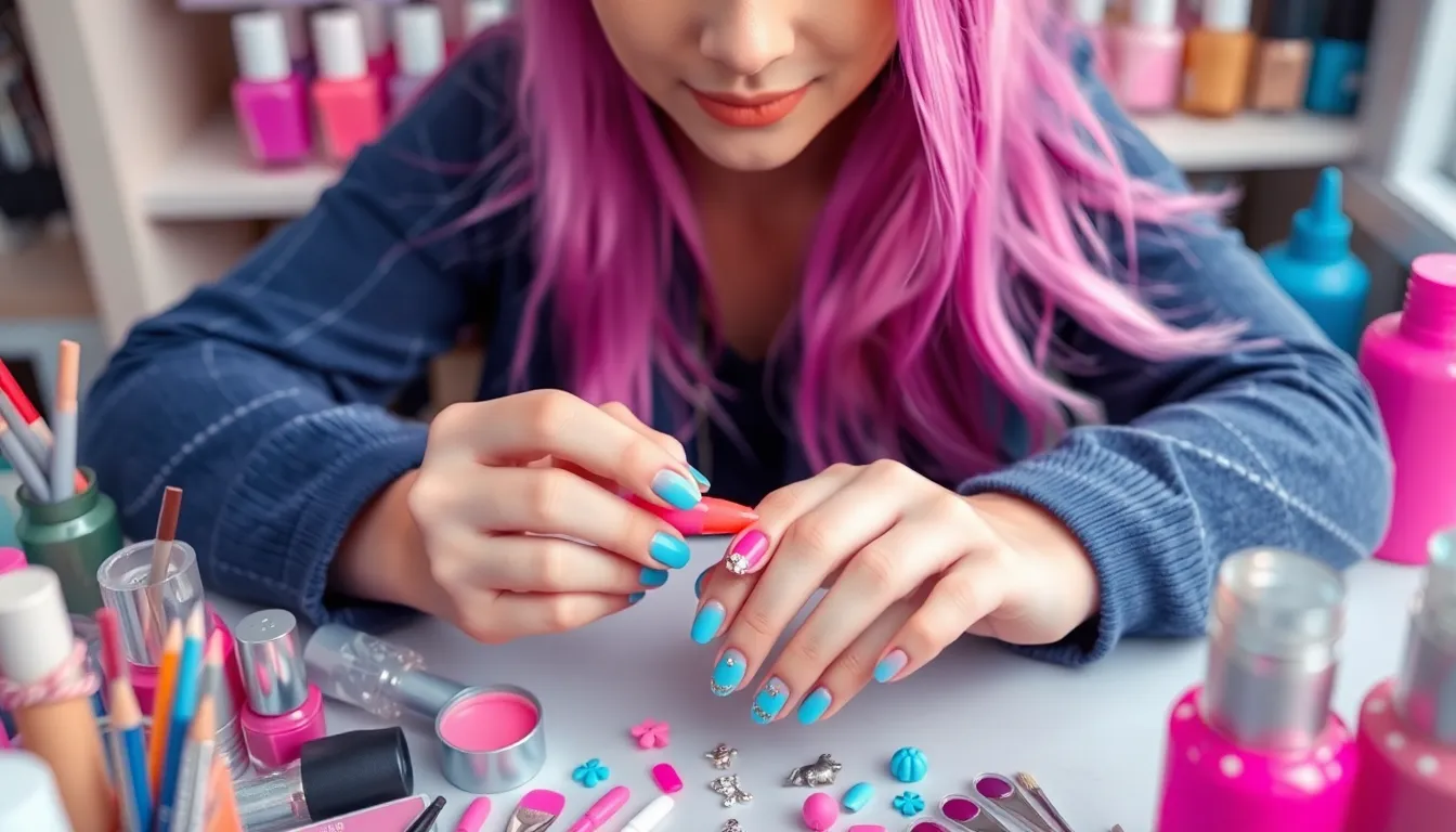 25+ Stunning Gender Reveal Nail Ideas for Your Big Announcement (2025) 18 25+ Stunning Gender Reveal Nail Ideas for Your Big Announcement (2025) 17