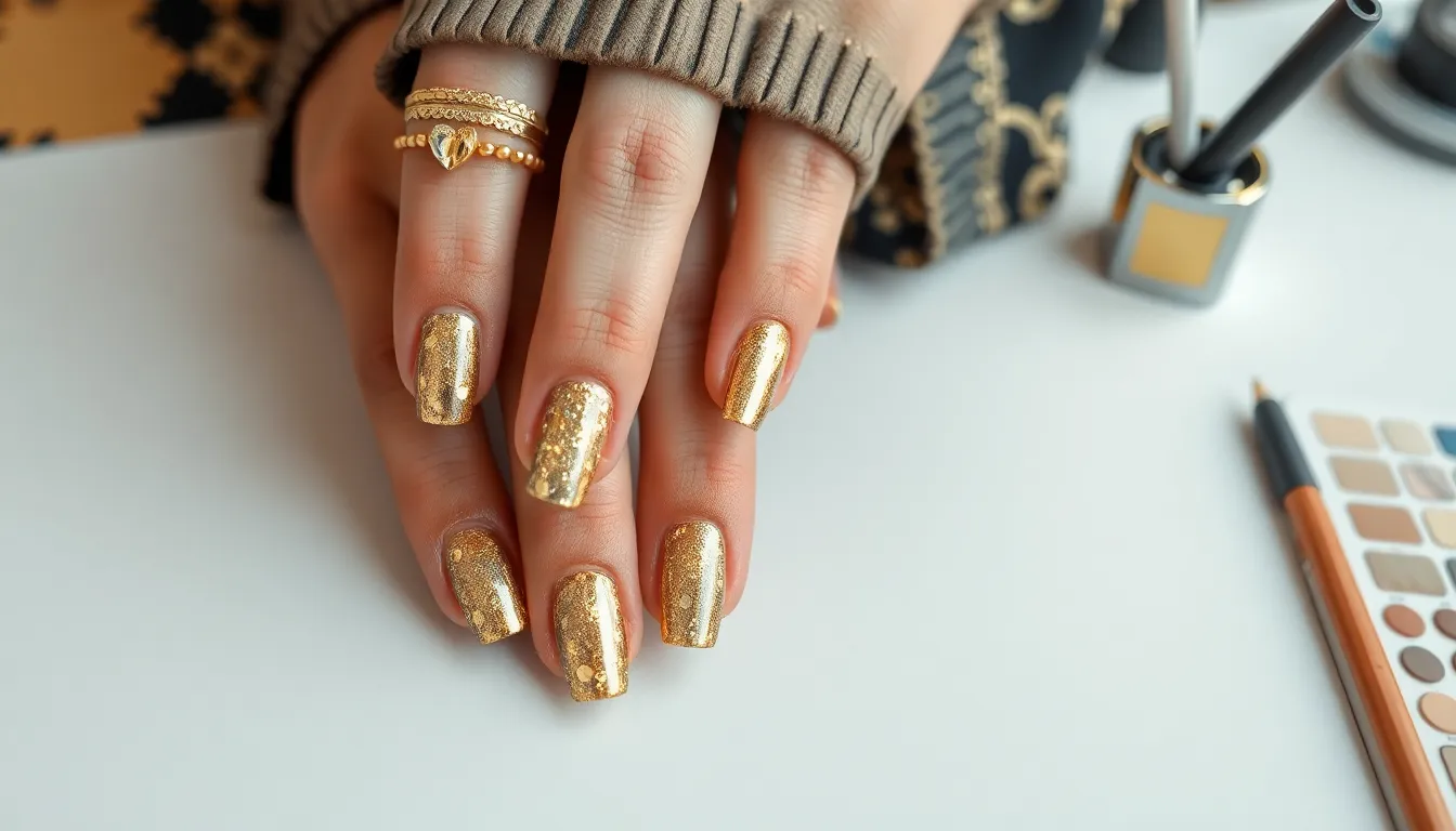 50+ Stunning Gold Nail Ideas That'll Make You Feel Like Royalty (2025 Trends) 18 50+ Stunning Gold Nail Ideas That'll Make You Feel Like Royalty (2025 Trends) 17