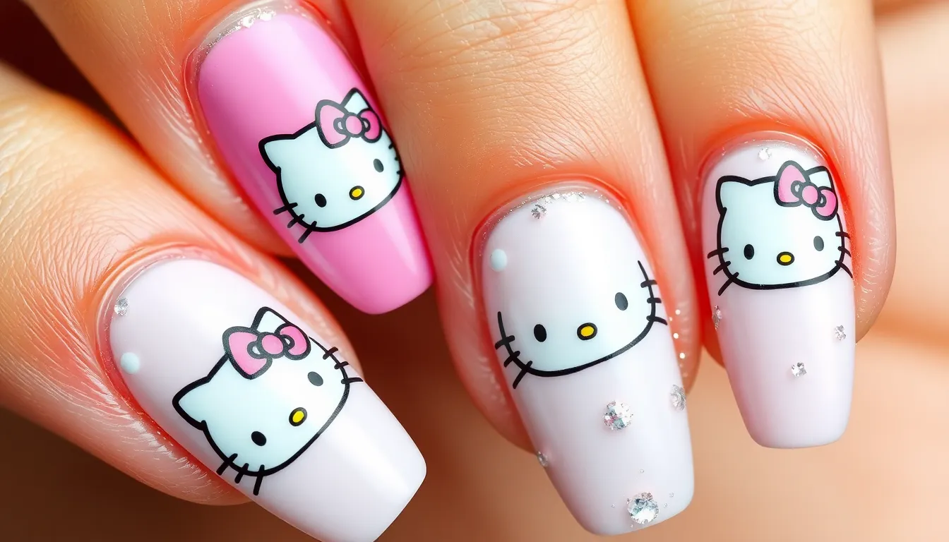 50+ Adorable Hello Kitty Nail Ideas That'll Make You Say "Kawaii!" (Easy DIY Guide) 18 50+ Adorable Hello Kitty Nail Ideas That'll Make You Say "Kawaii!" (Easy DIY Guide) 17