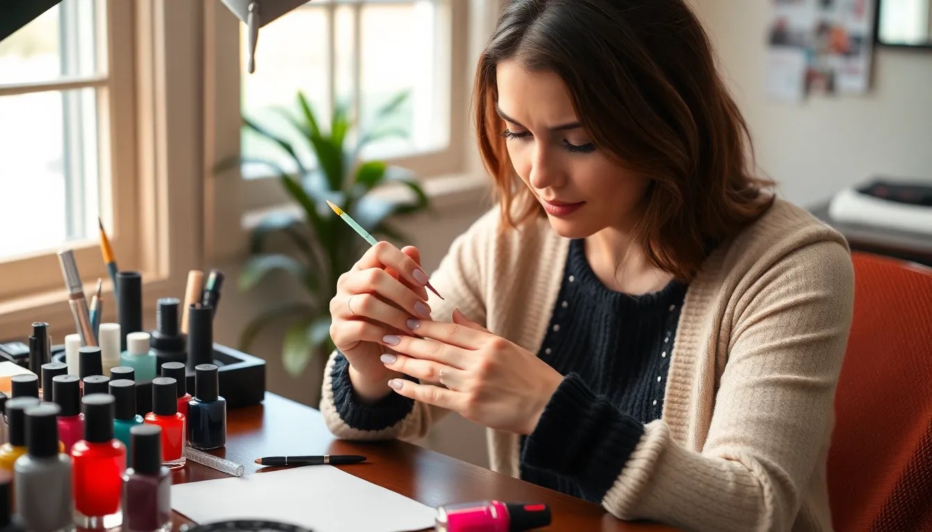 25 Simple Nail Art Ideas Anyone Can Master at Home (No Skills Required!) 18 25 Simple Nail Art Ideas Anyone Can Master at Home (No Skills Required!) 17