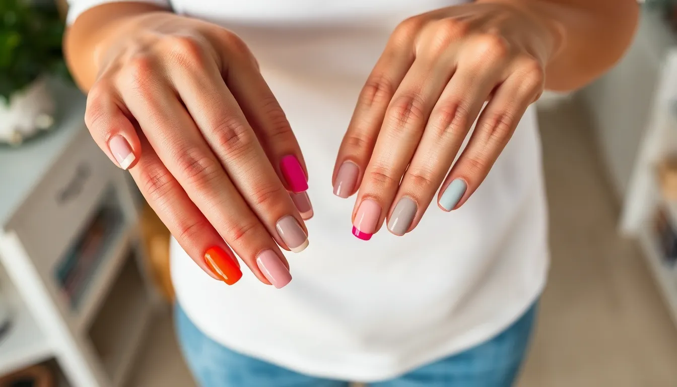 50+ Nail Color Combination Ideas That'll Make Your Manicure Pop in 2025 18 50+ Nail Color Combination Ideas That'll Make Your Manicure Pop in 2025 17