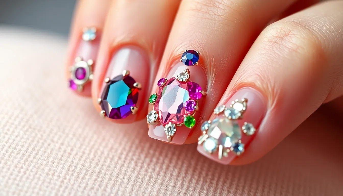 50+ Stunning Nail Gem Ideas to Transform Your Manicure (DIY & Pro Tips Included) 18 50+ Stunning Nail Gem Ideas to Transform Your Manicure (DIY & Pro Tips Included) 17
