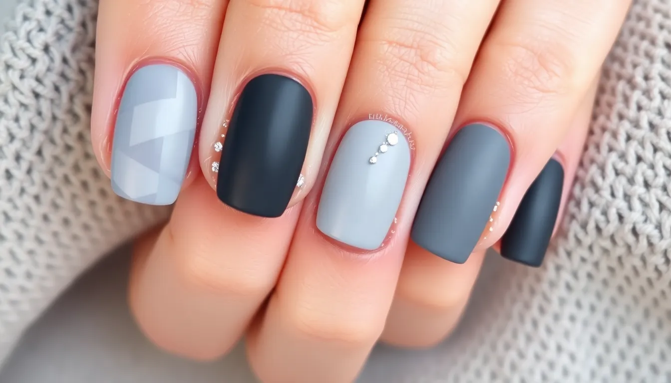 50 Stunning Gray Nail Ideas Chic Designs For Every Occasion Season 