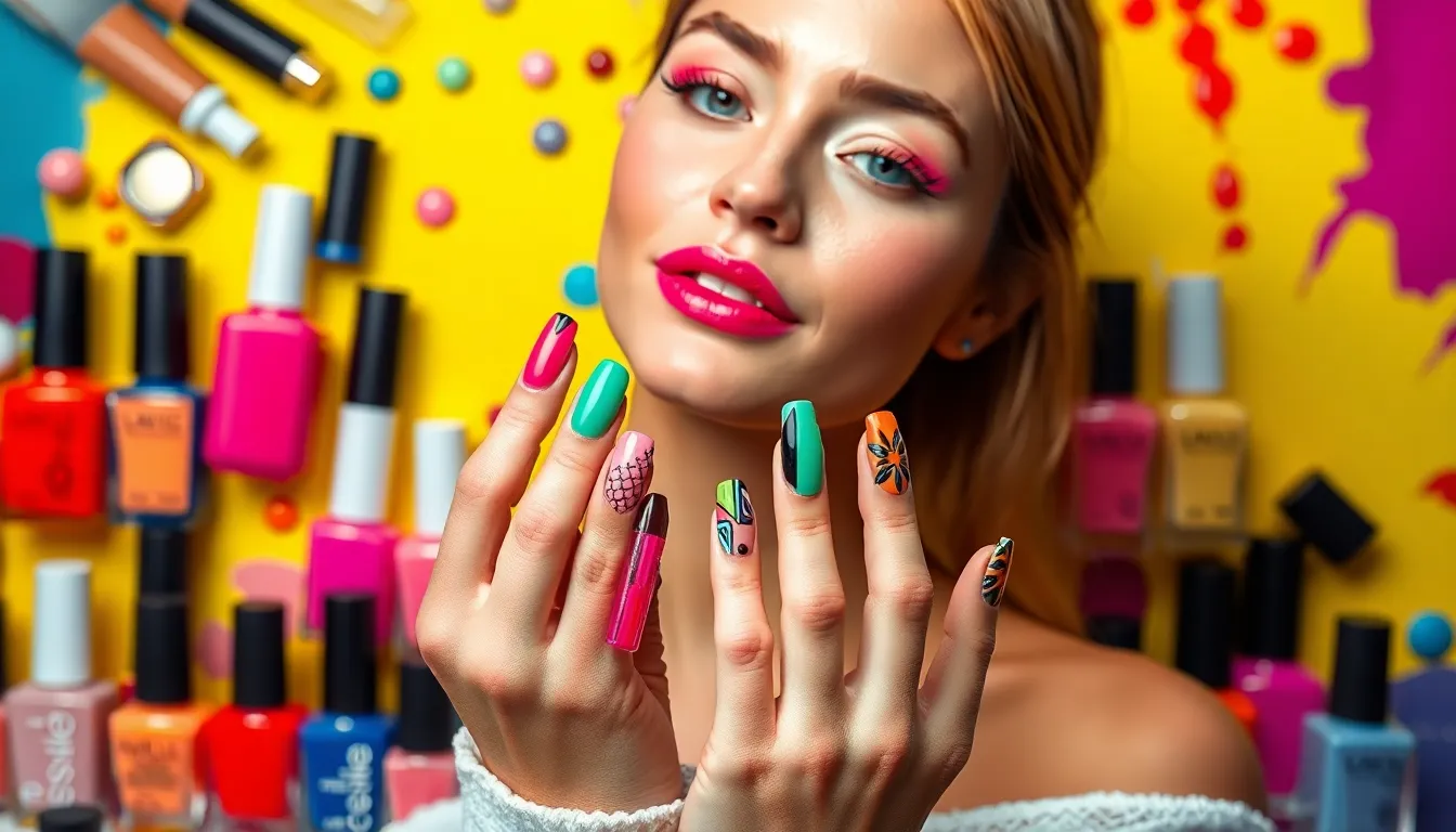 50 Creative Nail Polish Ideas From Simple DIY To Runway Inspired 