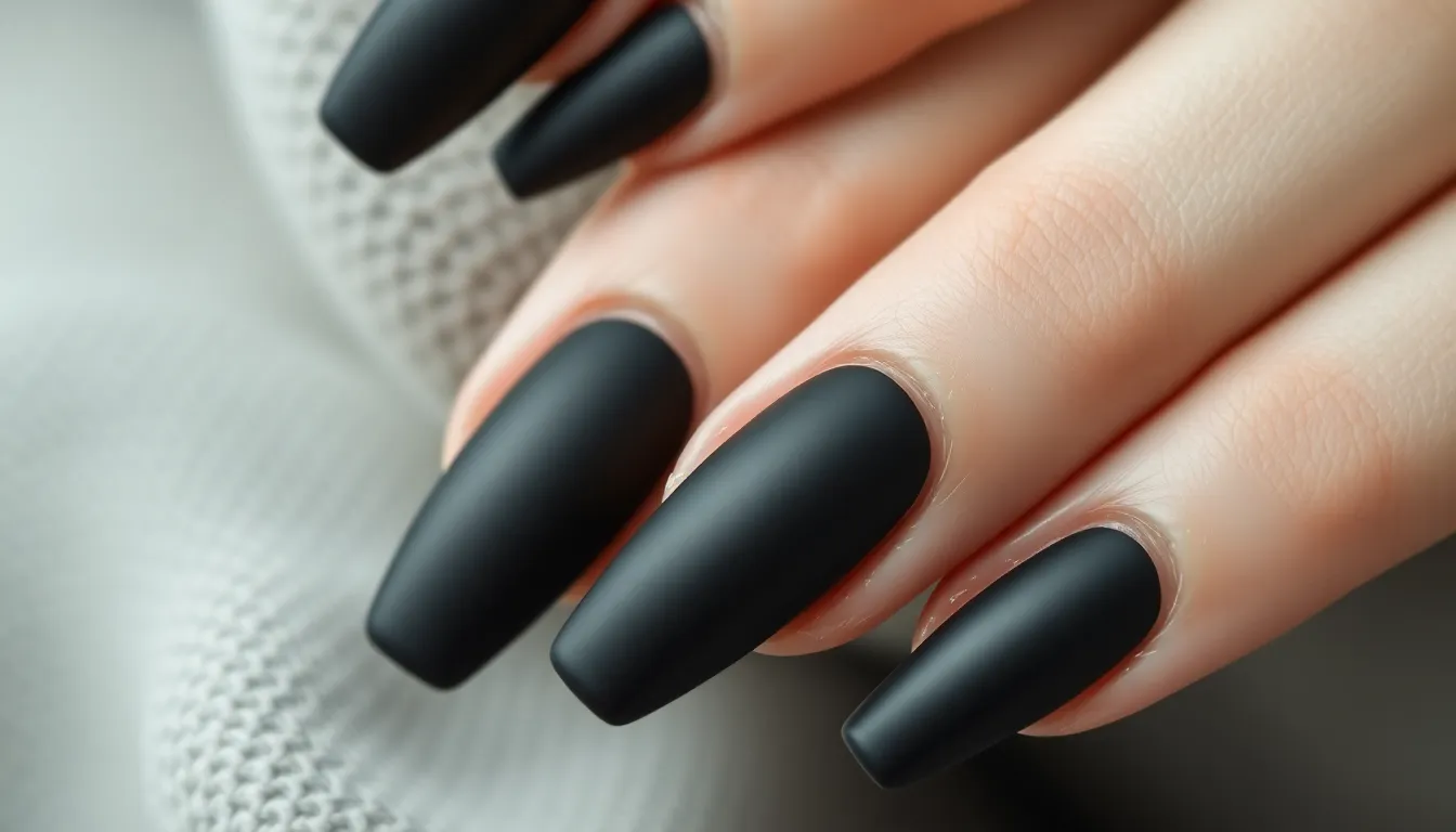 50+ Stunning Black Acrylic Nail Ideas That'll Make You Ditch Every Other Color 2 50+ Stunning Black Acrylic Nail Ideas That'll Make You Ditch Every Other Color 1
