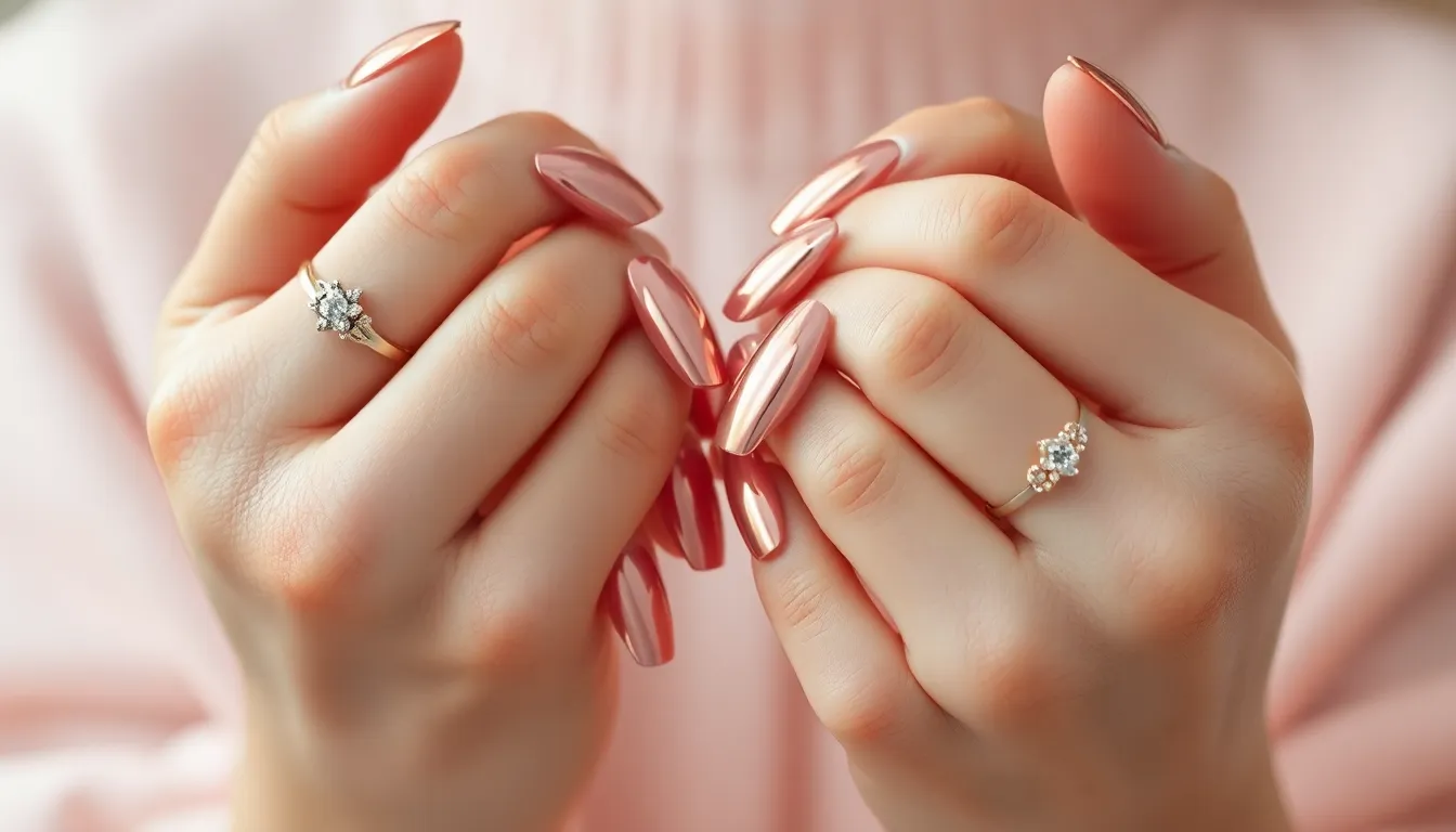 50+ Stunning Chrome Nail Ideas That'll Make Your Manicure Shine Like Mirror Glass 2 50+ Stunning Chrome Nail Ideas That'll Make Your Manicure Shine Like Mirror Glass 1