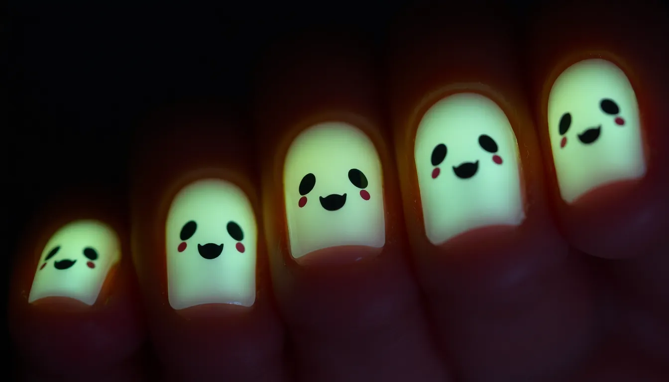 50+ Cute Halloween Nails That Are Spooky Sweet (Easy DIY Ideas!) 2 50+ Cute Halloween Nails That Are Spooky Sweet (Easy DIY Ideas!) 1