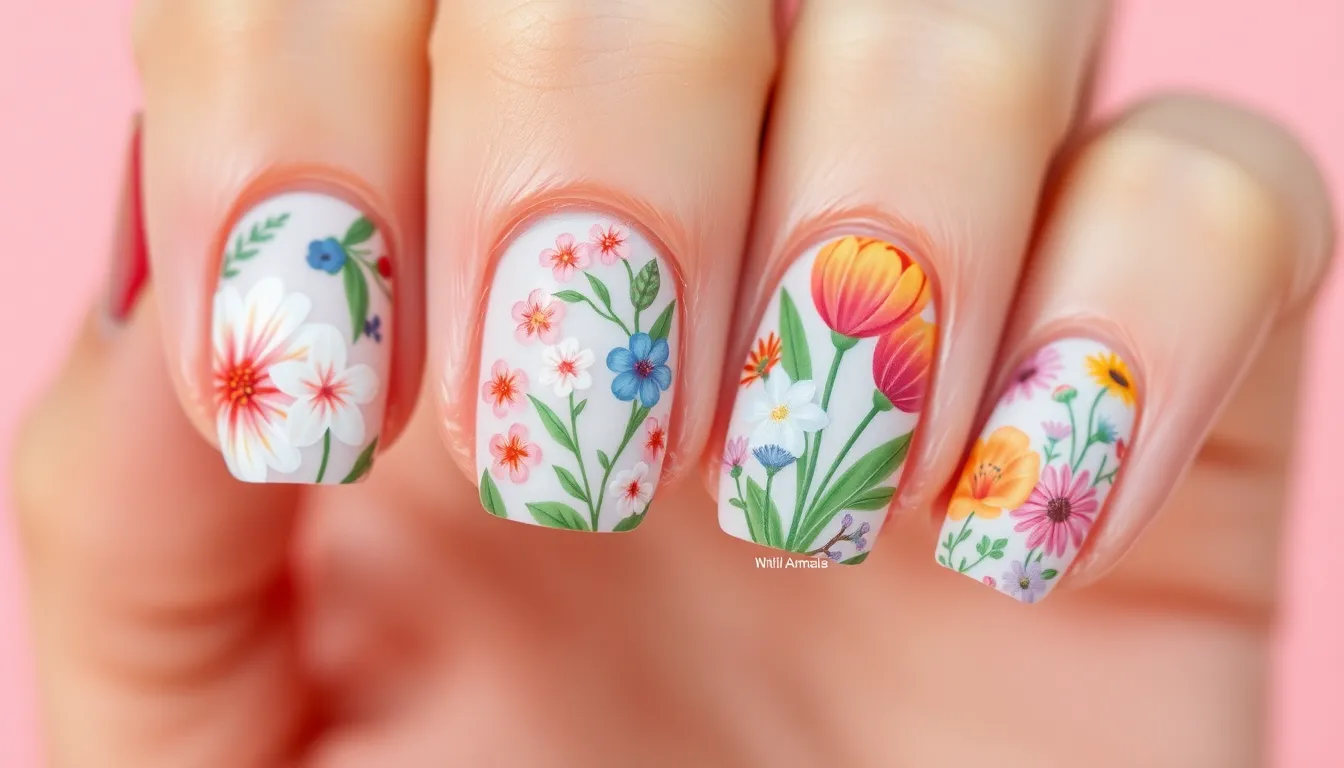 25 Cute Nail Ideas for Spring 2025: Floral, Pastel & DIY Designs You'll Love 2 25 Cute Nail Ideas for Spring 2025: Floral, Pastel & DIY Designs You'll Love 1