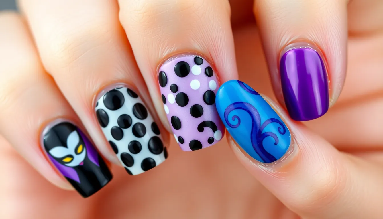 25+ Magical Disney Nail Ideas That'll Make Your Manicure Pure Magic 1
