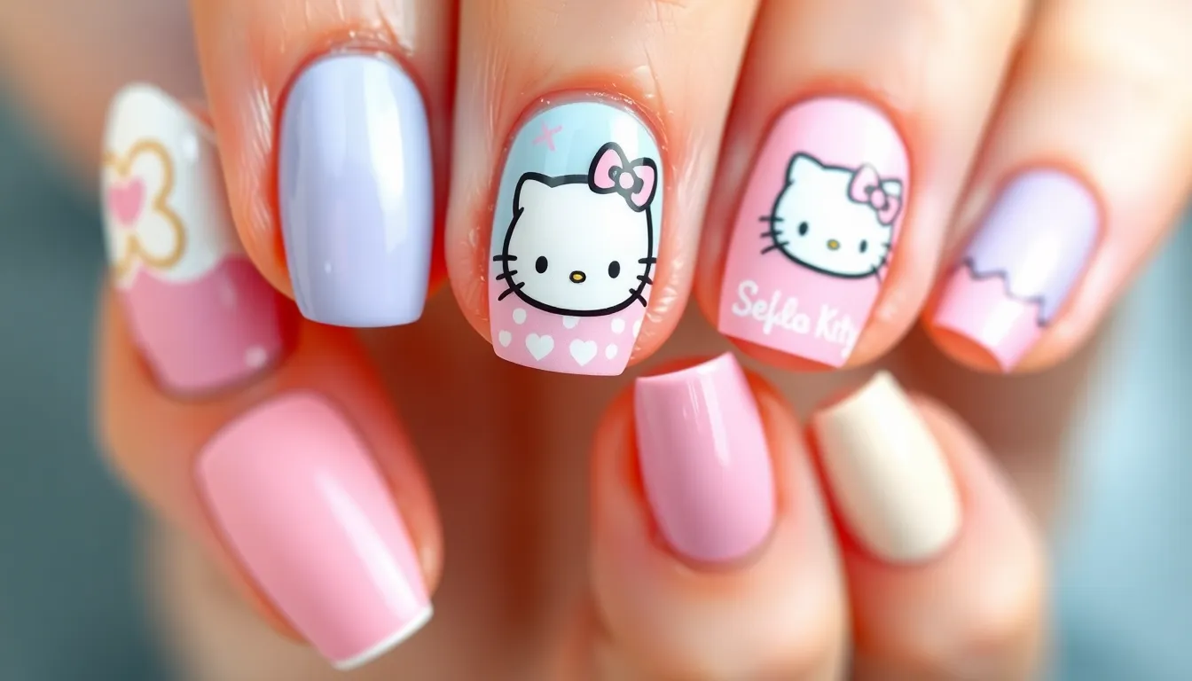 50+ Adorable Hello Kitty Nail Ideas That'll Make You Say "Kawaii!" (Easy DIY Guide) 2 50+ Adorable Hello Kitty Nail Ideas That'll Make You Say "Kawaii!" (Easy DIY Guide) 1