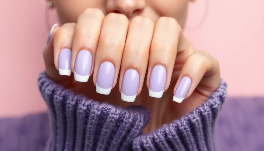 25 Stunning Lilac Nail Ideas From French Tips To Glitter Gradients 