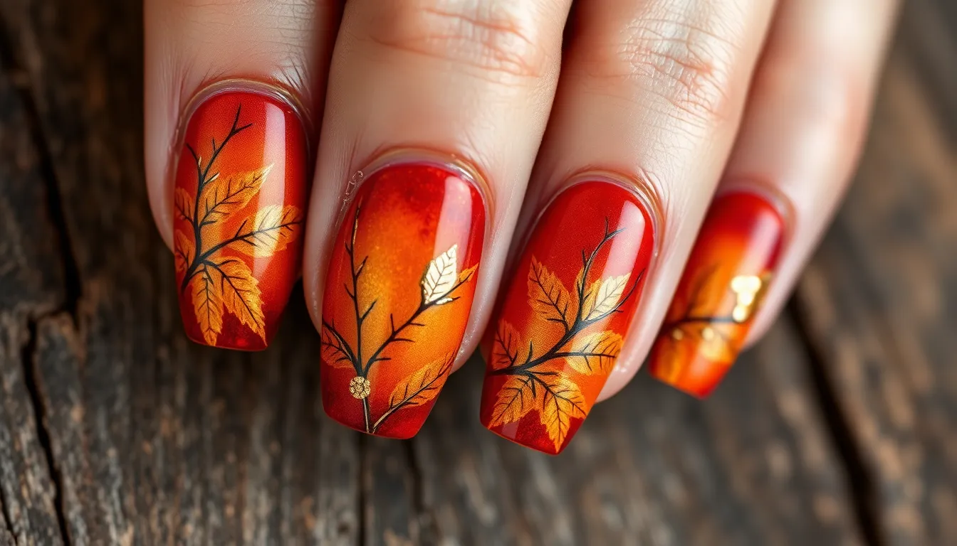 25 Gorgeous Autumn Nail Ideas to Transform Your Fall Manicure (2025 Trends) 2 25 Gorgeous Autumn Nail Ideas to Transform Your Fall Manicure (2025 Trends) 1