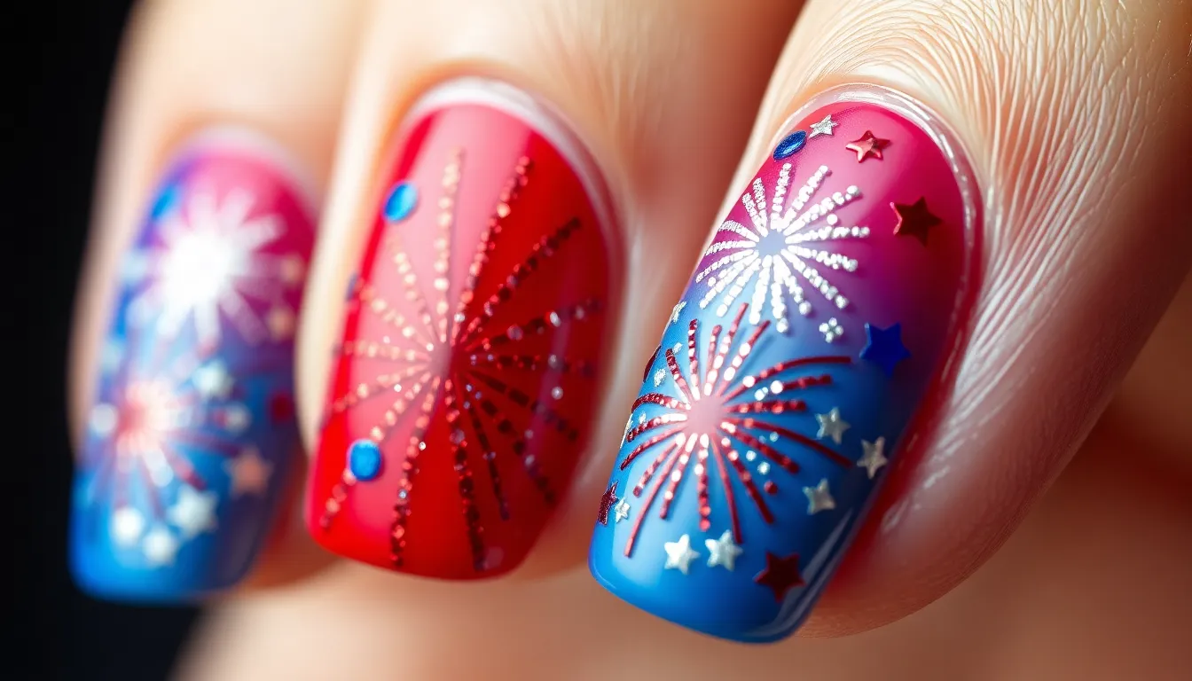 25 Stunning Fourth of July Nail Ideas That'll Make You the Star of Every BBQ 2 25 Stunning Fourth of July Nail Ideas That'll Make You the Star of Every BBQ 1
