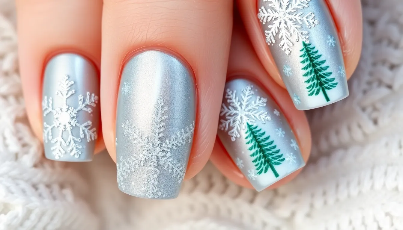 25 Stunning Holiday Nail Ideas That'll Make You the Star of Every Party 2 25 Stunning Holiday Nail Ideas That'll Make You the Star of Every Party 1
