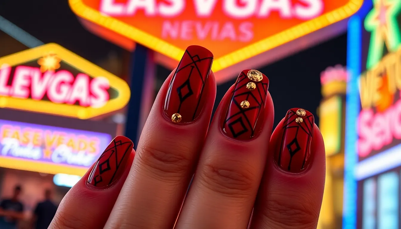 50+ Stunning Vegas Nail Ideas That'll Make You Look Like a High Roller 2 50+ Stunning Vegas Nail Ideas That'll Make You Look Like a High Roller 1