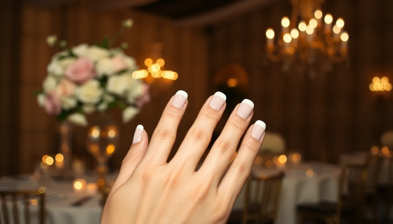 30+ Stunning Nail Ideas for Wedding Guests That Won't Upstage the Bride 2 30+ Stunning Nail Ideas for Wedding Guests That Won't Upstage the Bride 1