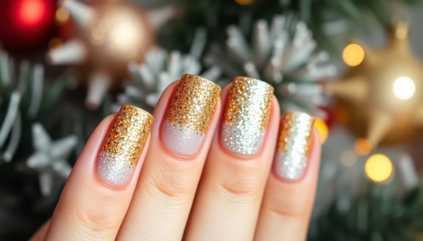 50+ Stunning Christmas Nail Polish Ideas to Make Your Holidays Sparkle 2 50+ Stunning Christmas Nail Polish Ideas to Make Your Holidays Sparkle 1