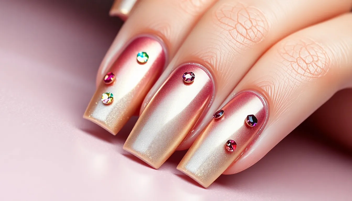 50+ Stunning Nail Rhinestones Ideas: From Subtle to Bold Designs That Sparkle 2 50+ Stunning Nail Rhinestones Ideas: From Subtle to Bold Designs That Sparkle 1