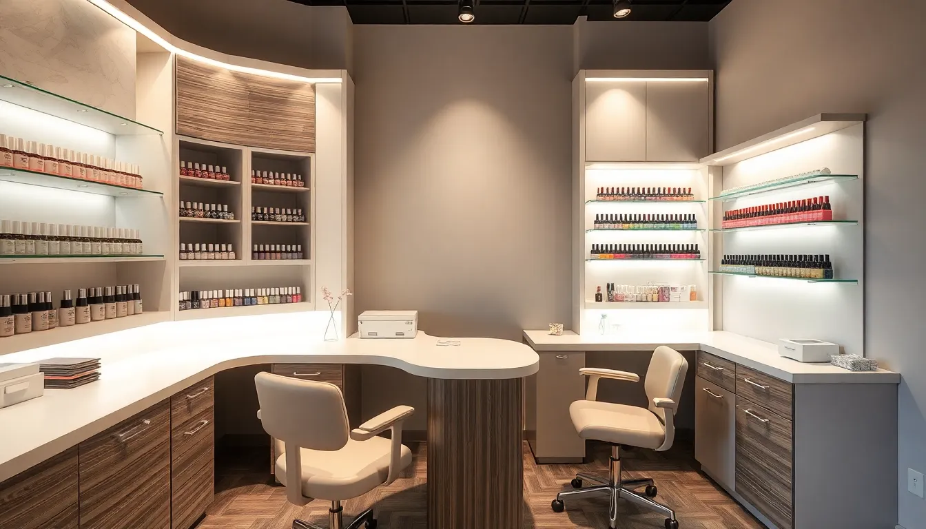 50 Stunning Nail Room Ideas to Transform Your Space Into a Luxury Salon 2 50 Stunning Nail Room Ideas to Transform Your Space Into a Luxury Salon 1