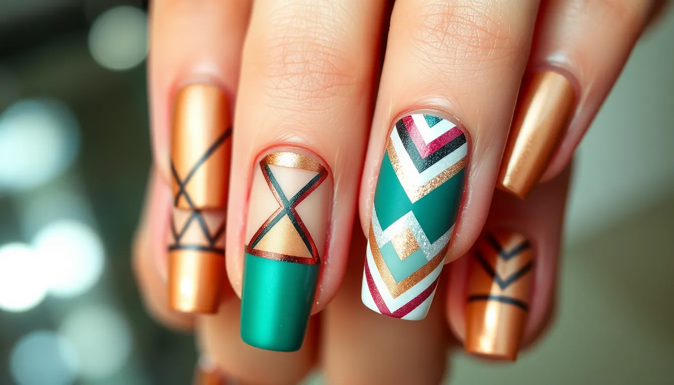50+ Creative Nail Tape Ideas for Stunning DIY Manicures at Home 2 50+ Creative Nail Tape Ideas for Stunning DIY Manicures at Home 1